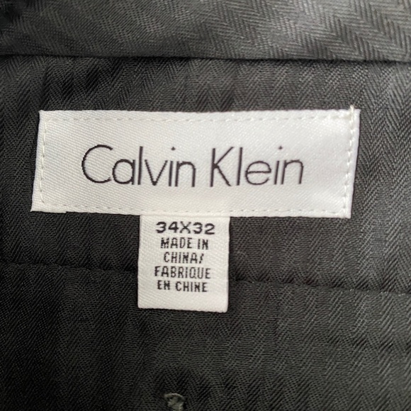 Calvin Klein Men's Gray Dress Pant‎ Size 34 x 32 - Picture 5 of 11